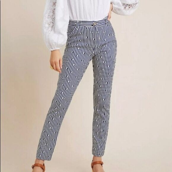 NWT Anthropologie trousers size 0P Essential Slim - Picture 1 of 8